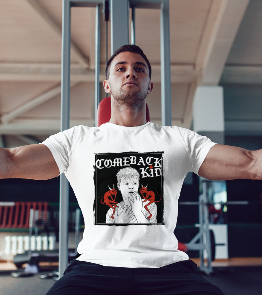 Comeback Kid Grey The Wrong Side Store Unique Artistic T-Shirt