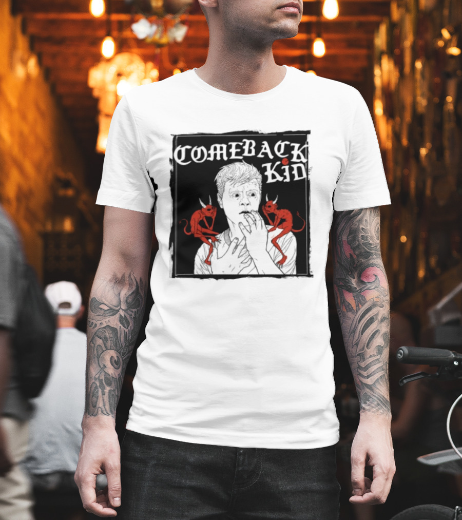 Comeback Kid Grey The Wrong Side Store Unique Artistic T-Shirt
