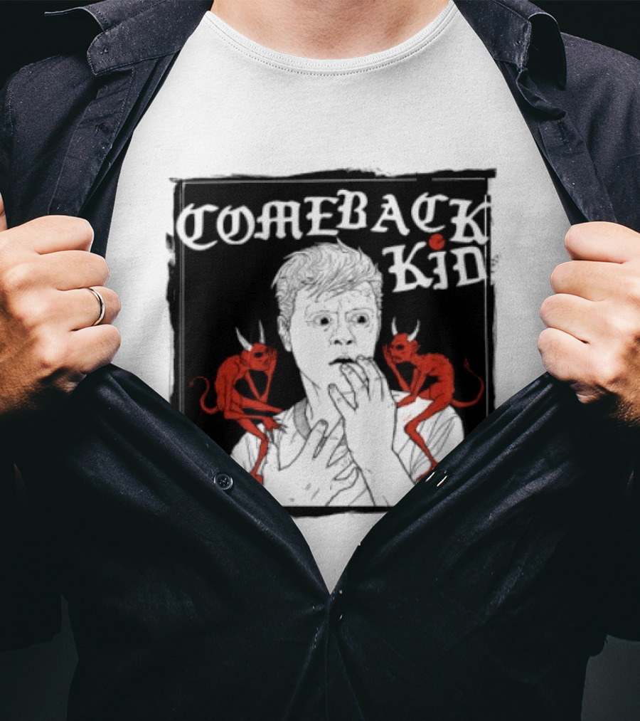 Comeback Kid Grey The Wrong Side Store Unique Artistic T-Shirt