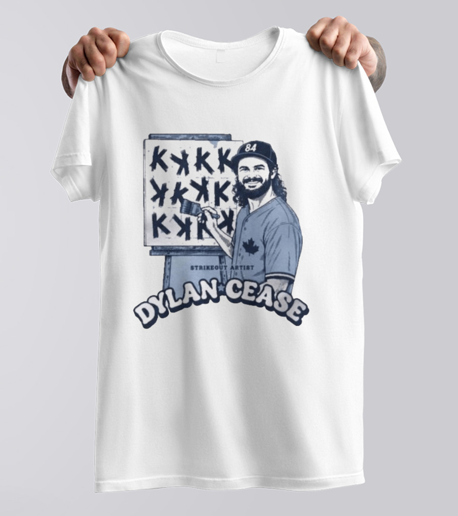 Dylan Cease Strikeout Artist Happy Little K's Baseball Painting T-Shirt