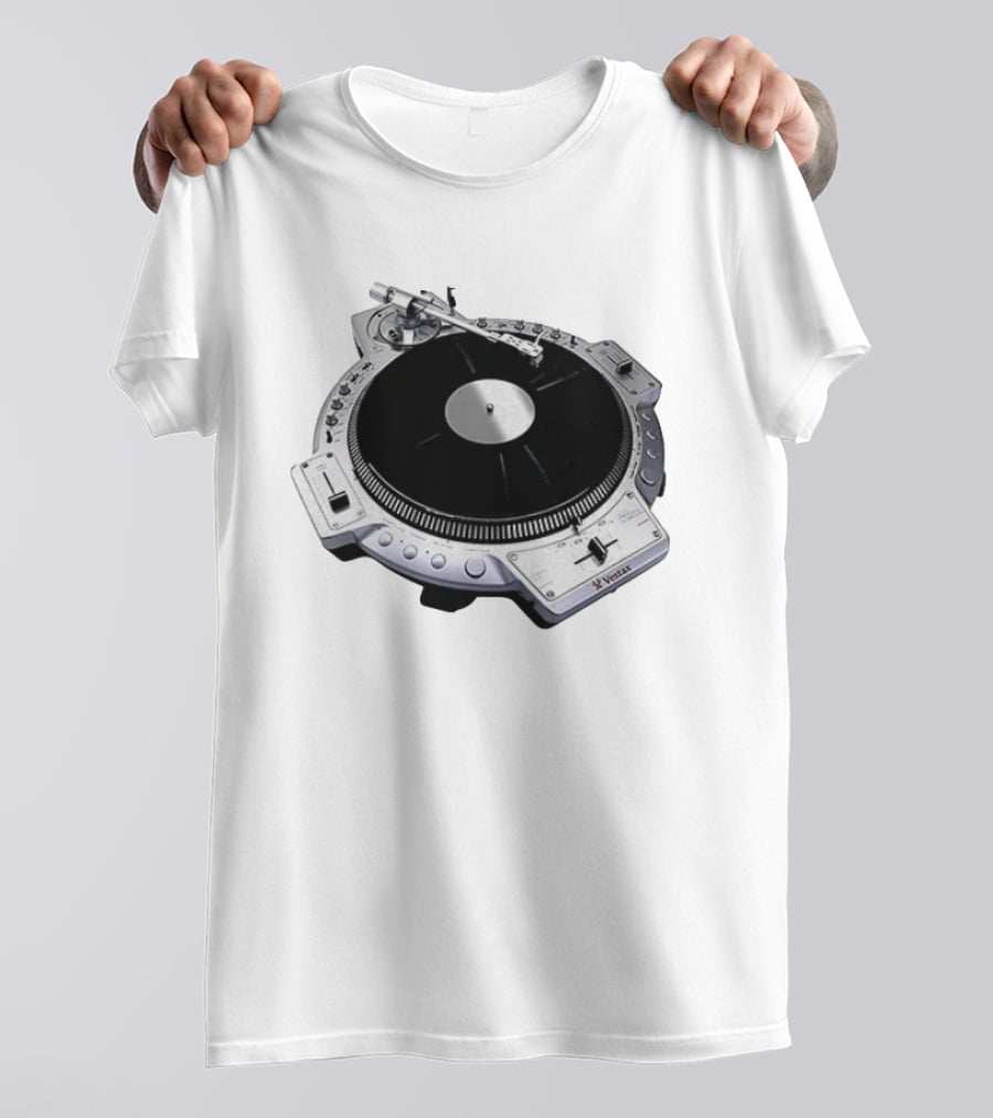 Vestax QFO Turntable Professional DJ Equipment Scratch Mixing T-Shirt