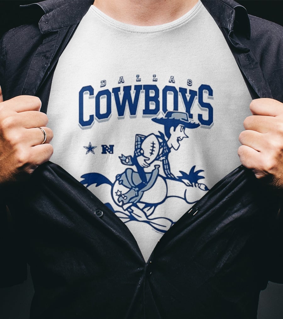 Woody Bullseye Dallas Cowboys Disney Mashup NFC Football T-Shirt