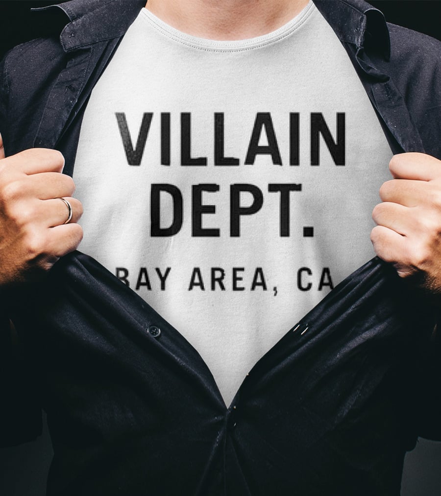 Free Blocked The Commissary Villain Dept Bay Area CA T-Shirt