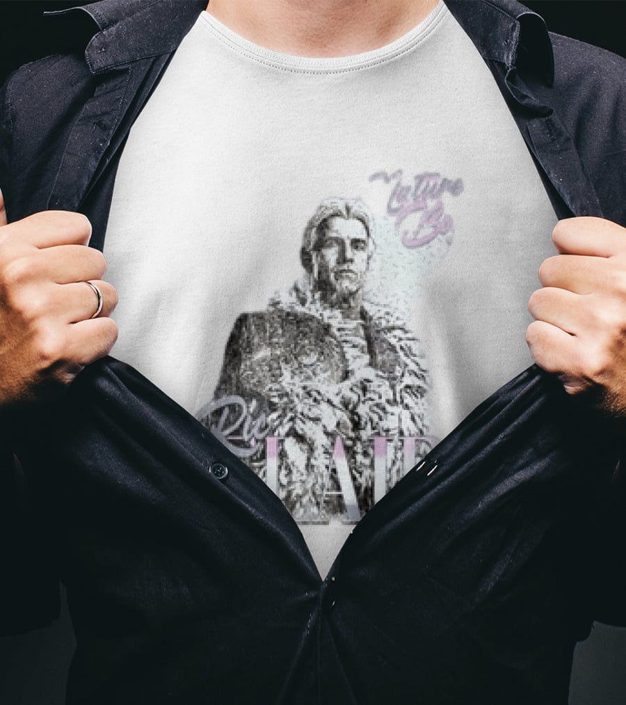 Ric Flair Nature Boy Classic Wrestling Style Black And White T-Shirt