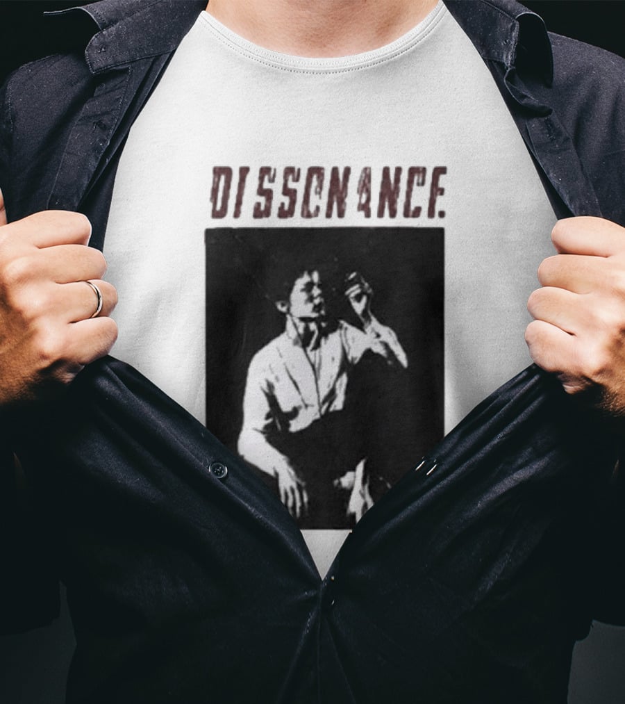 BTS V Taehyung Dissonance Black And White T-Shirt