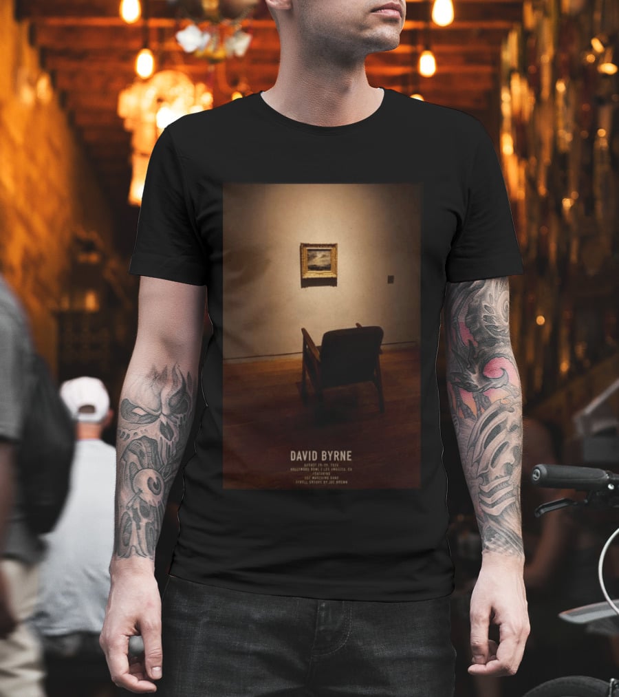 David Byrne Hollywood Pantages Los Angeles August 28 29 2026 Tour Special Guests Joe Byrne T-Shirt
