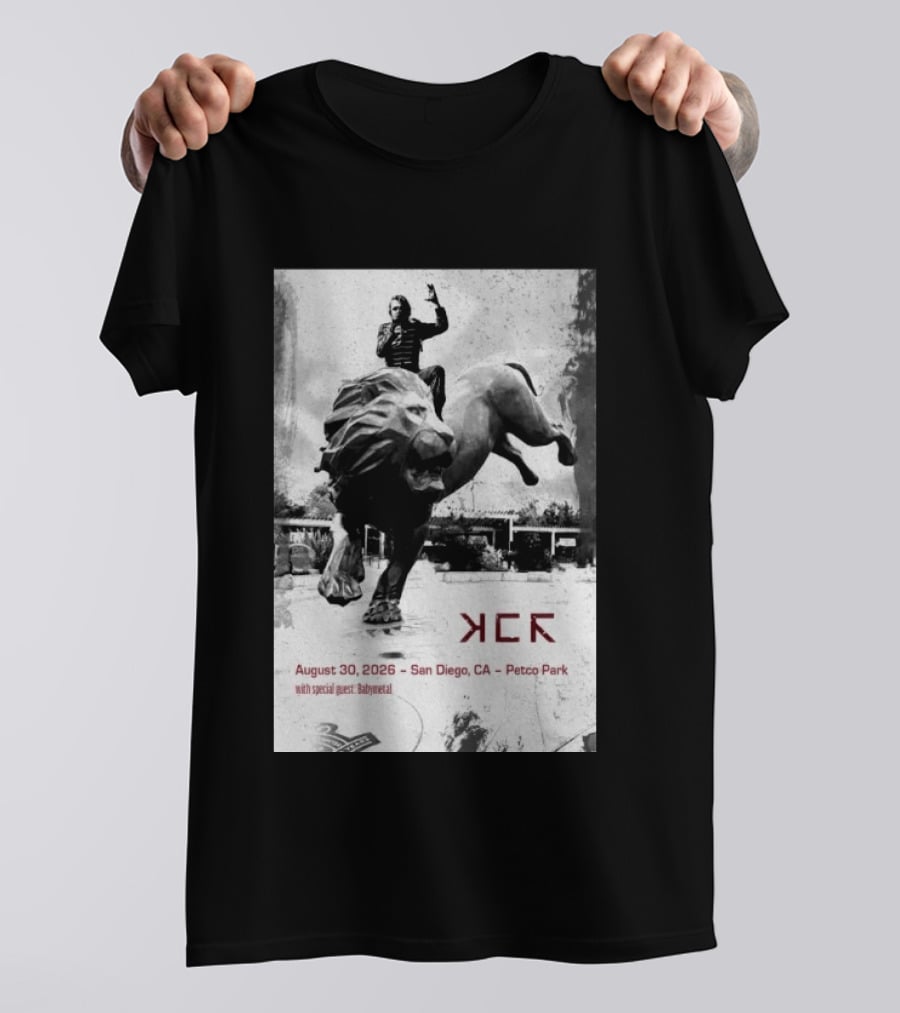 My Chemical Romance August 30 2026 San Diego Petco Park Special Guest Babymetal T-Shirt