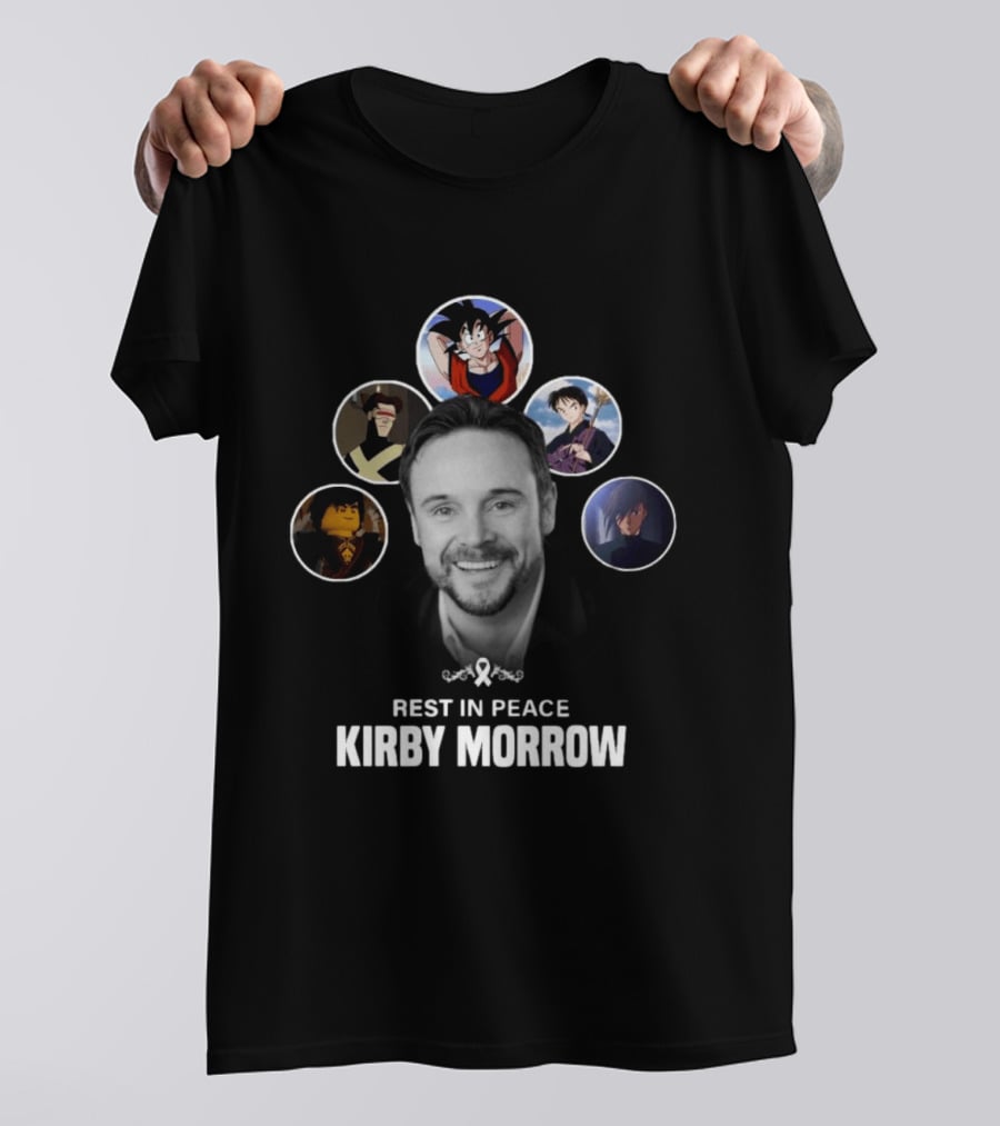 Kirby Morrow Rest In Peace Voice Behind Goku Cyclops Would Have Turned 53 Today T-Shirt