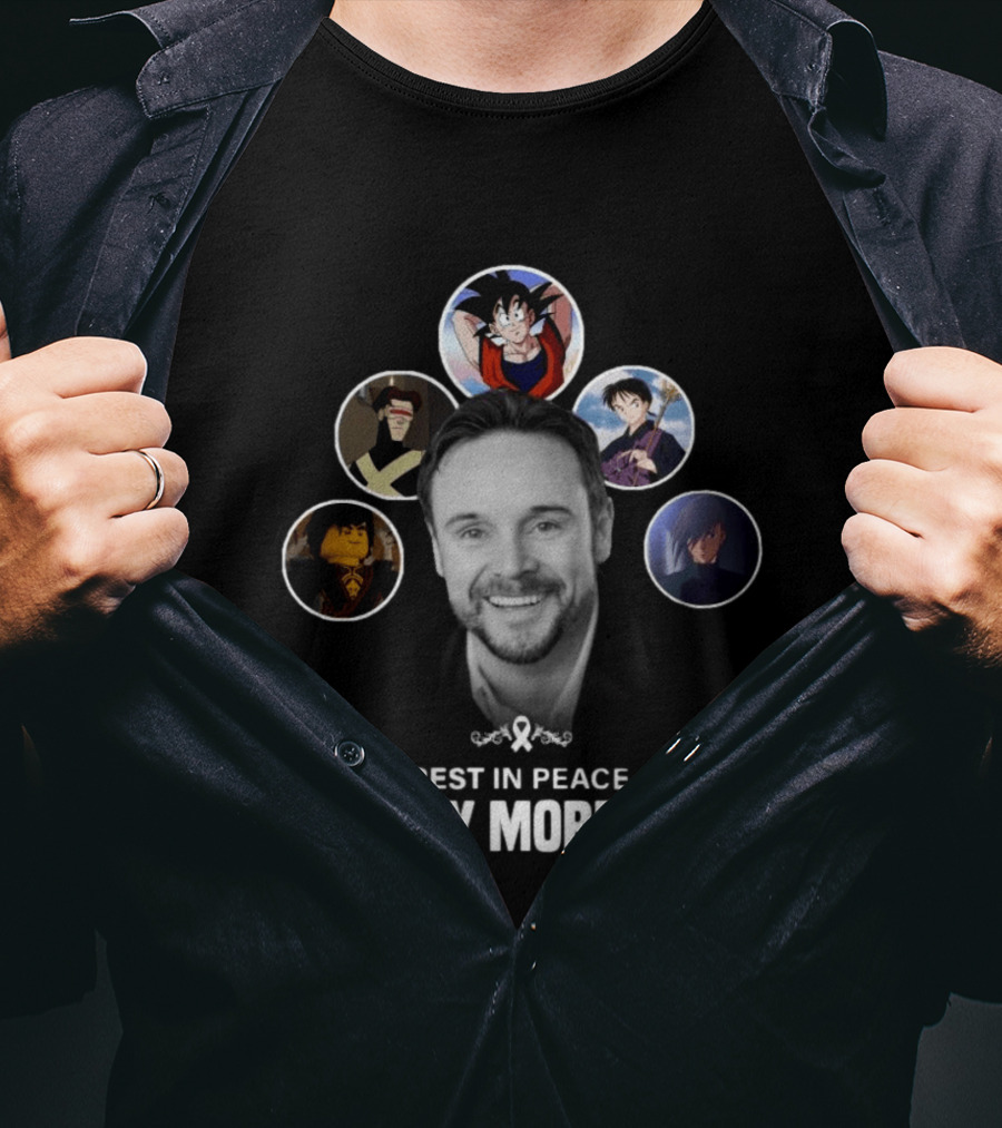 Kirby Morrow Rest In Peace Voice Behind Goku Cyclops Would Have Turned 53 Today T-Shirt