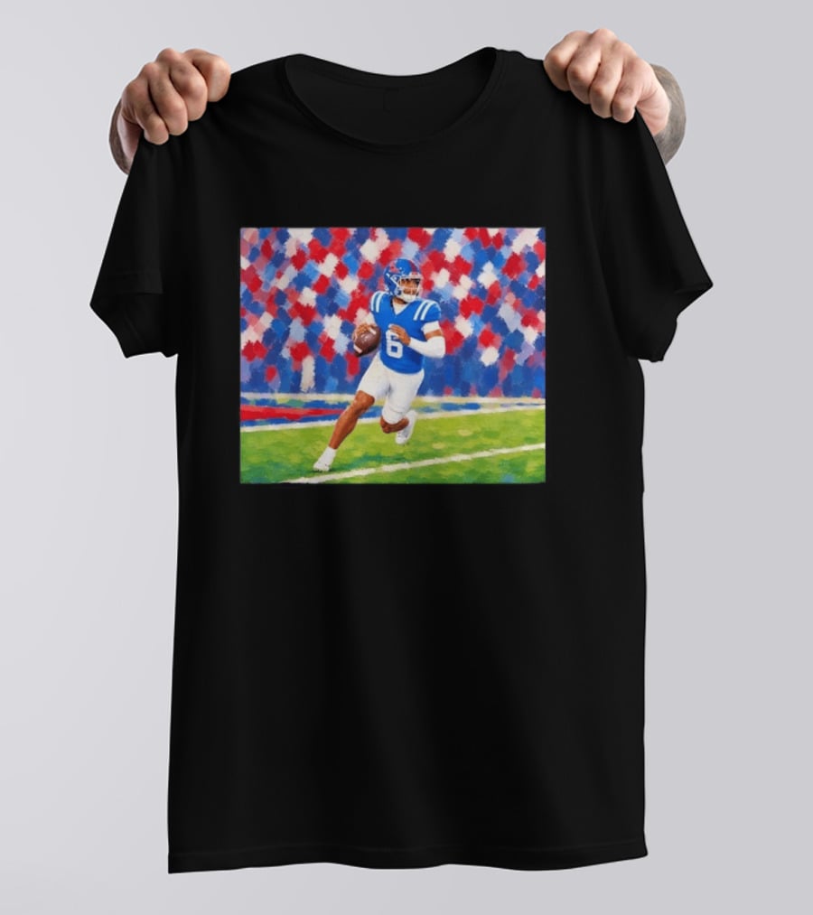 Trinidad Chambliss Quarterback No 6 University Of Mississippi Football T-Shirt