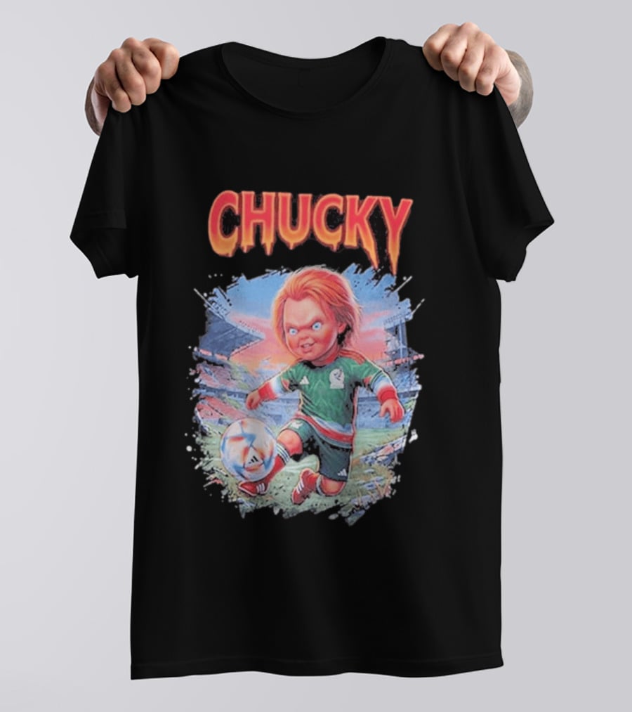 Chucky In Mexico Soccer Halloween House Of Tees T-Shirt
