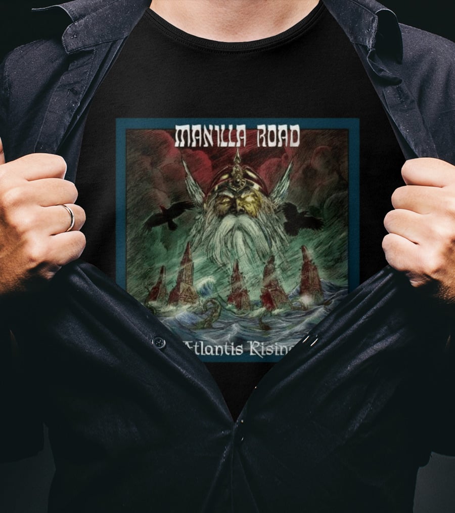 Manilla Road Atlantis Rising Norse Mythology T-Shirt