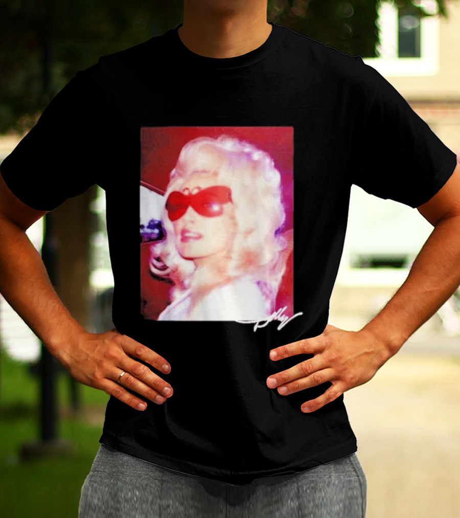 Dolly Parton Iconic Vintage Style With Red Sunglasses T-Shirt