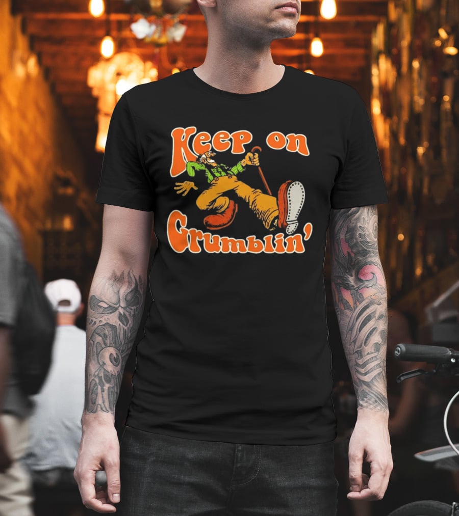 Keep On Grumblin' Cartoon Old Man T-Shirt