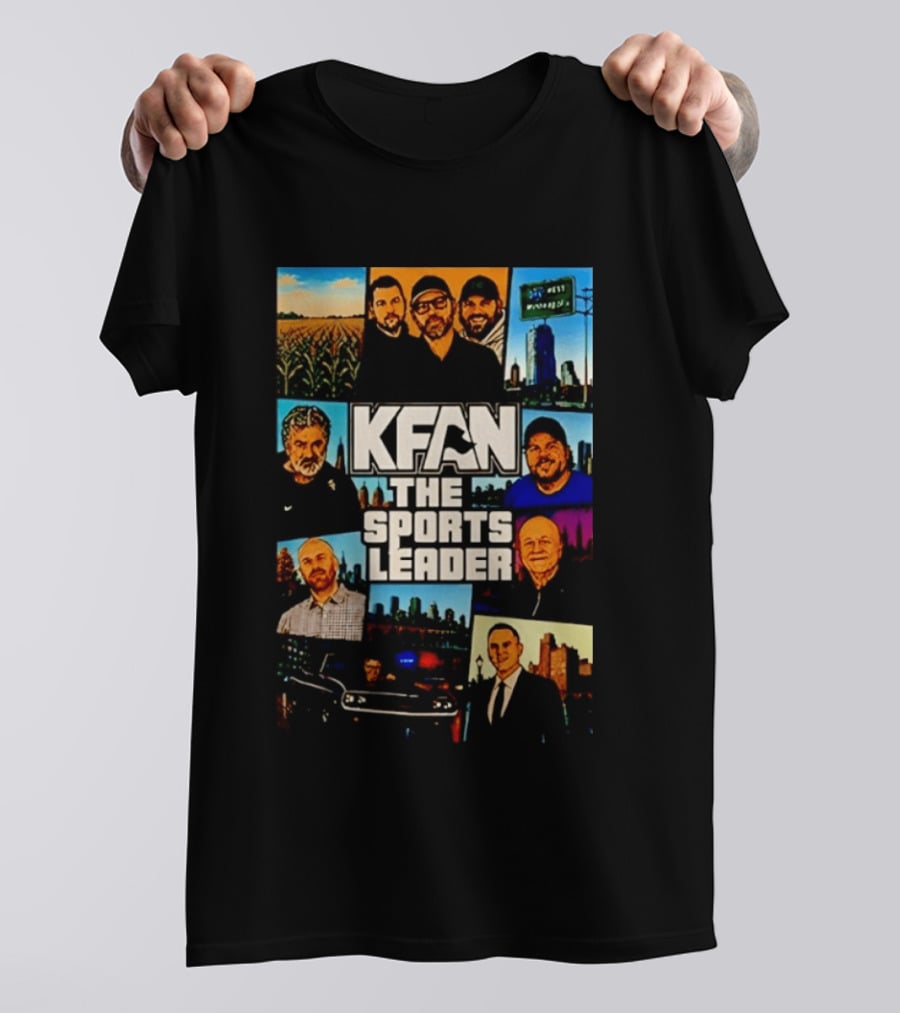 KFAN The Sports Leader Radio Personalities Illustrated T-Shirt