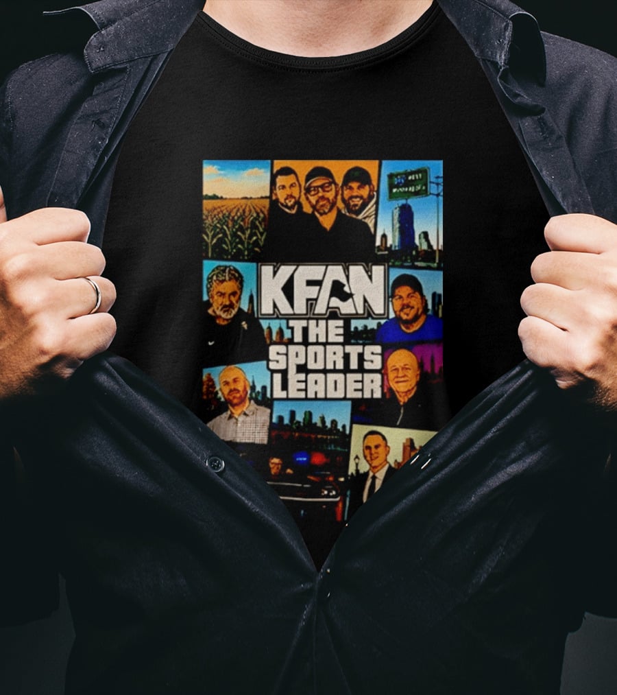 KFAN The Sports Leader Radio Personalities Illustrated T-Shirt