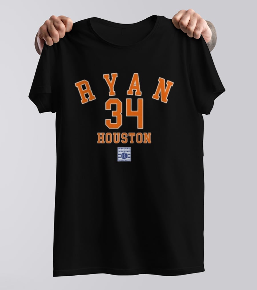 Nolan Ryan 34 Houston Astros Baseball Legend Series T-Shirt