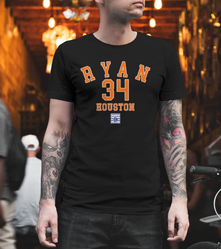 Nolan Ryan 34 Houston Astros Baseball Legend Series T-Shirt