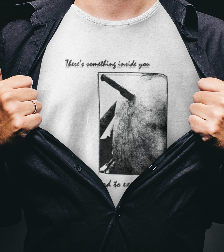 There's Something Inside You It's Hard To Explain Rectangle Shape T-Shirt