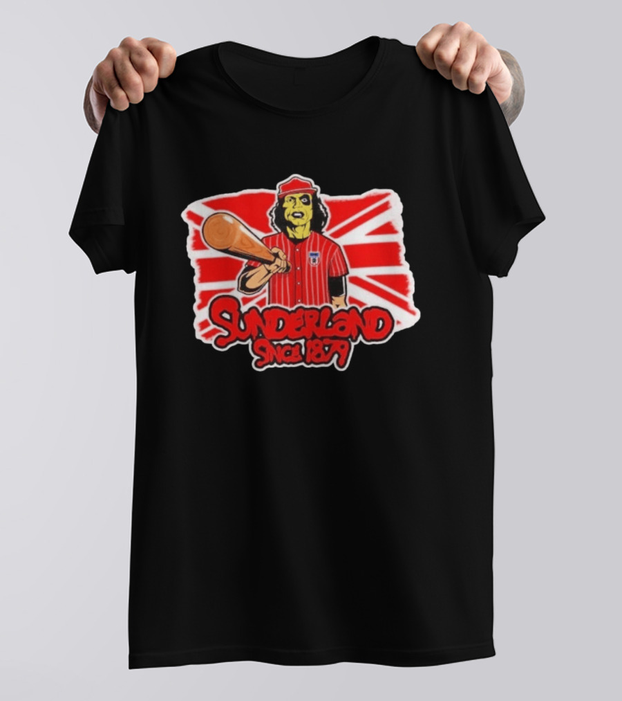 Sunderland Since 1879 Warrior Football Soccer Union Jack T-Shirt