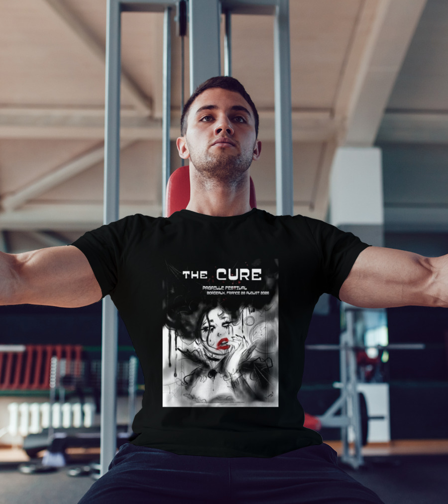 The Cure Pagaille Festival Bordeaux France 28 August 2026 Event T-Shirt