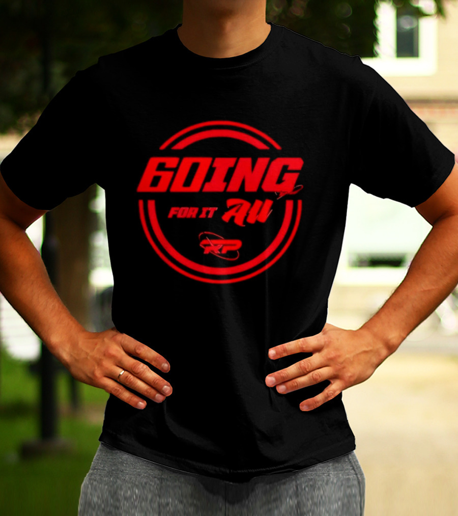 GOING FOR IT ALL RP Bold Red Circular T-Shirt