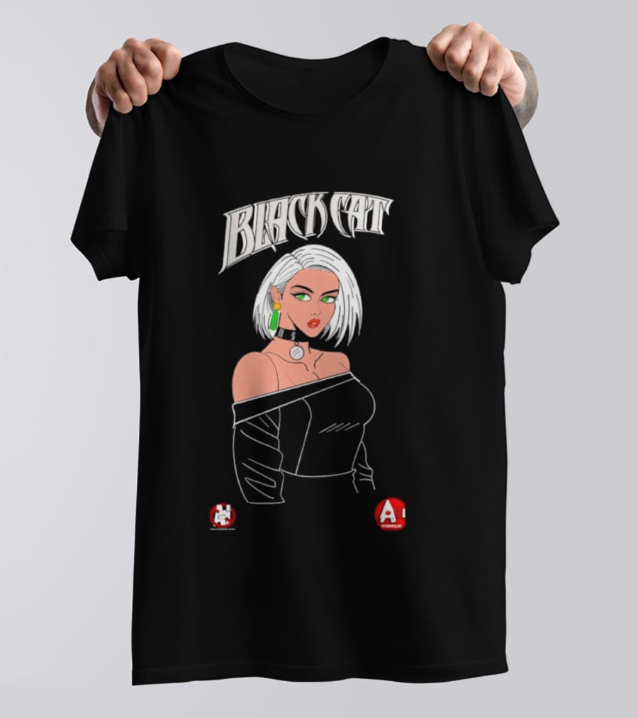Black Cat Marvel Felicia Hardy Character Comic T-Shirt