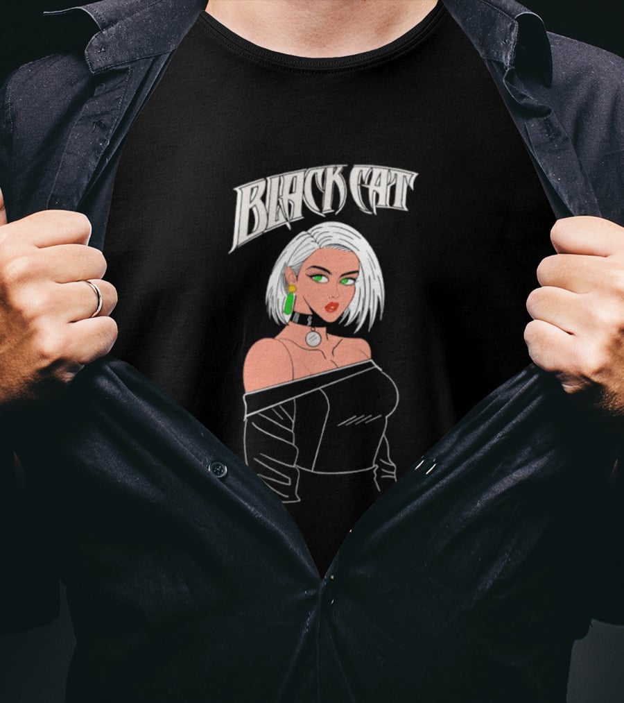 Black Cat Marvel Felicia Hardy Character Comic T-Shirt