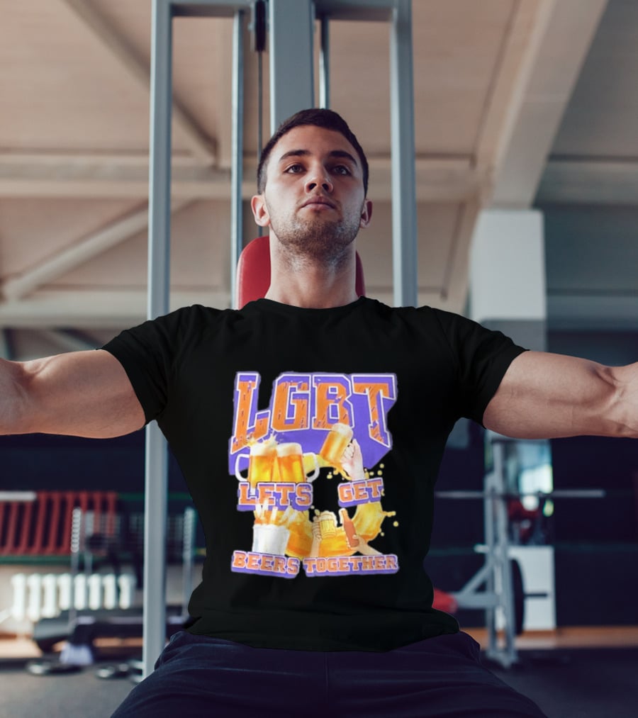 LGBT Lets Get Beers Together With Beer S And Cheers T-Shirt