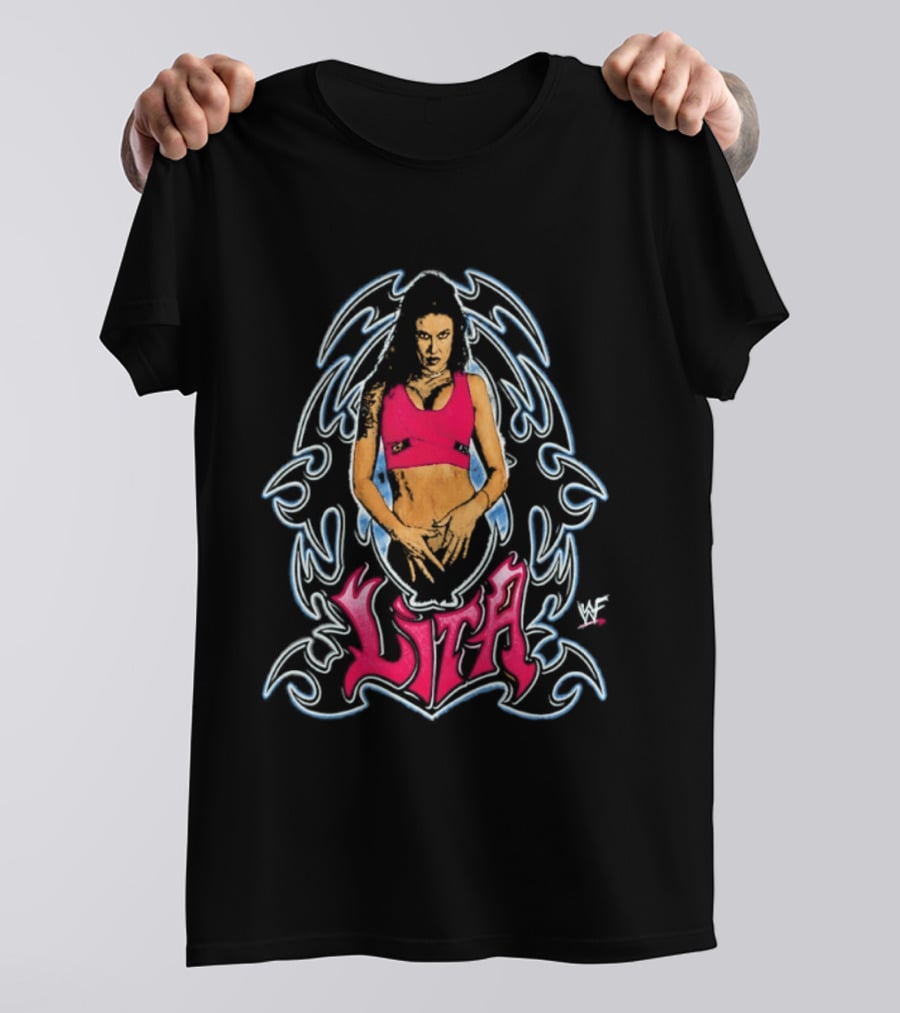 Lita WWF WWE Attitude Era Iconic Wrestling Legend T-Shirt