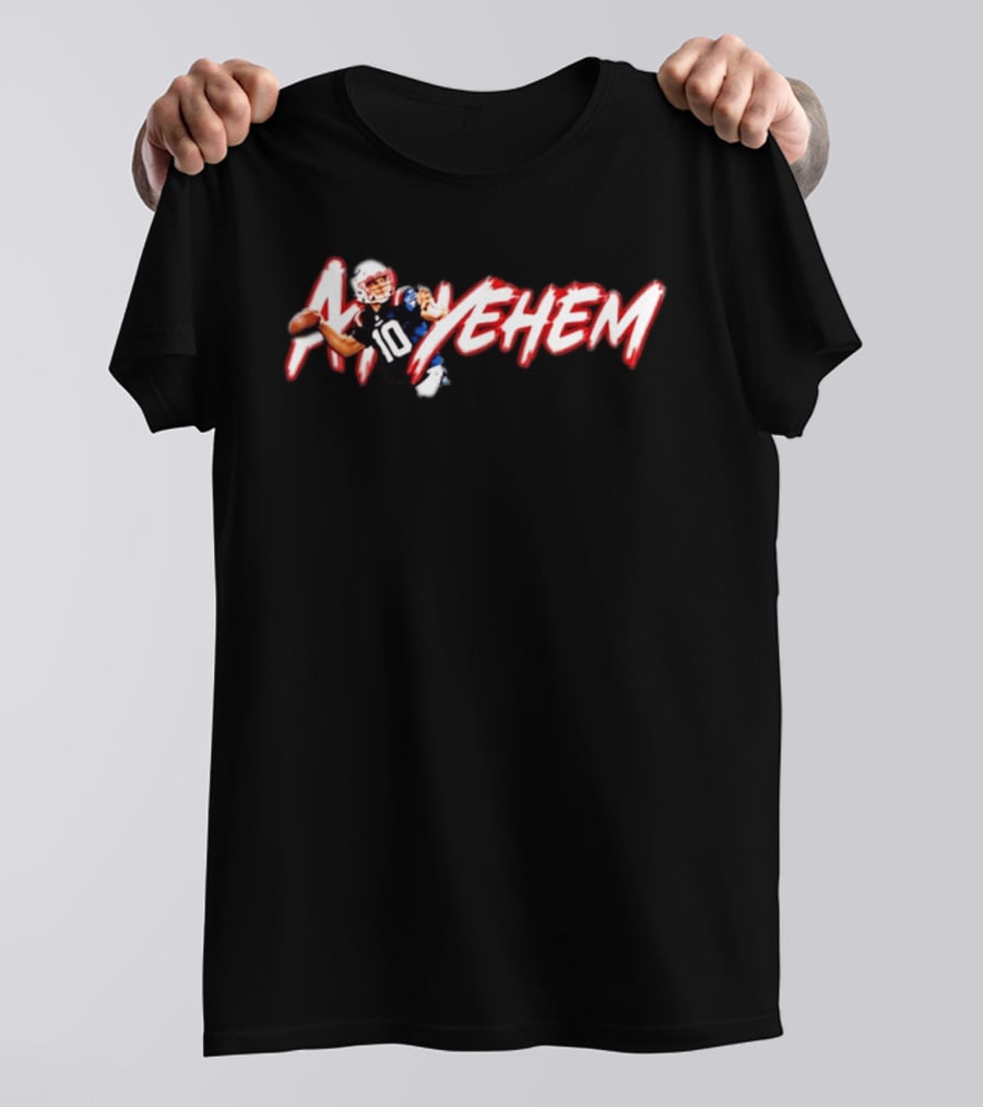 Mac Jones New England Patriots Football Mayhem 10 T-Shirt