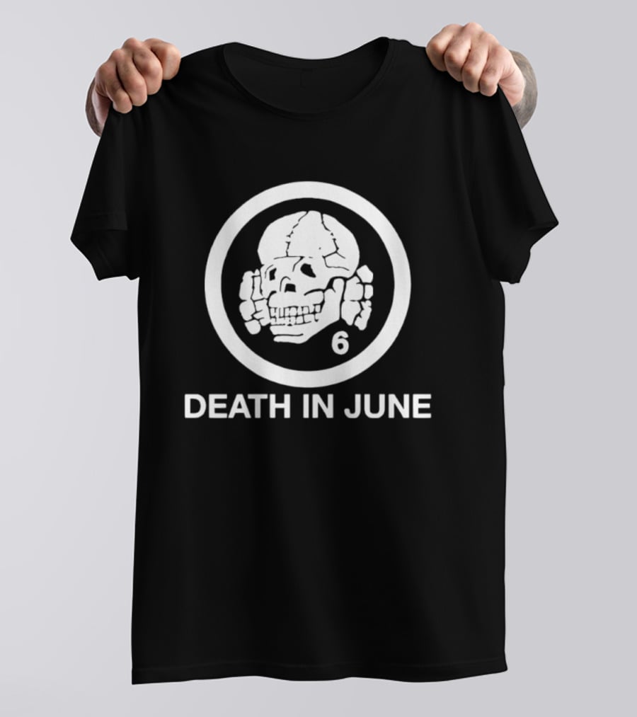 Death In June Skull 6 Neofolk Douglas Pearce T-Shirt