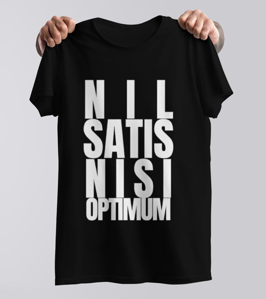 Everton FC Nil Satis Nisi Optimum Motto T-Shirt