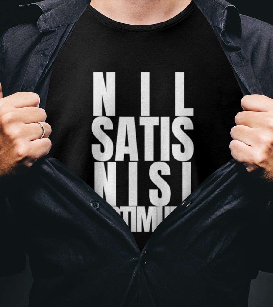 Everton FC Nil Satis Nisi Optimum Motto T-Shirt