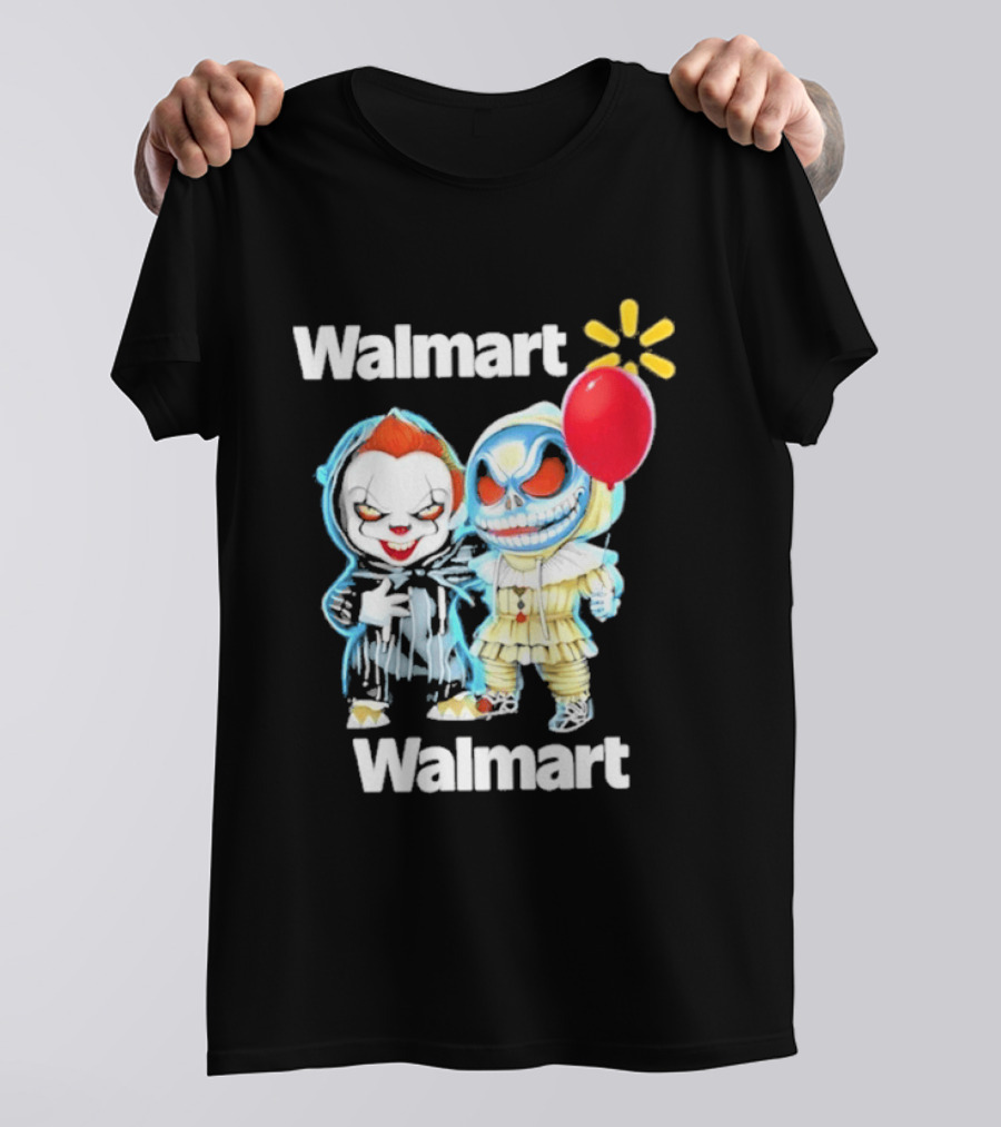 Walmart Pennywise Jack Skellington Halloween 2026 Red Balloon T-Shirt