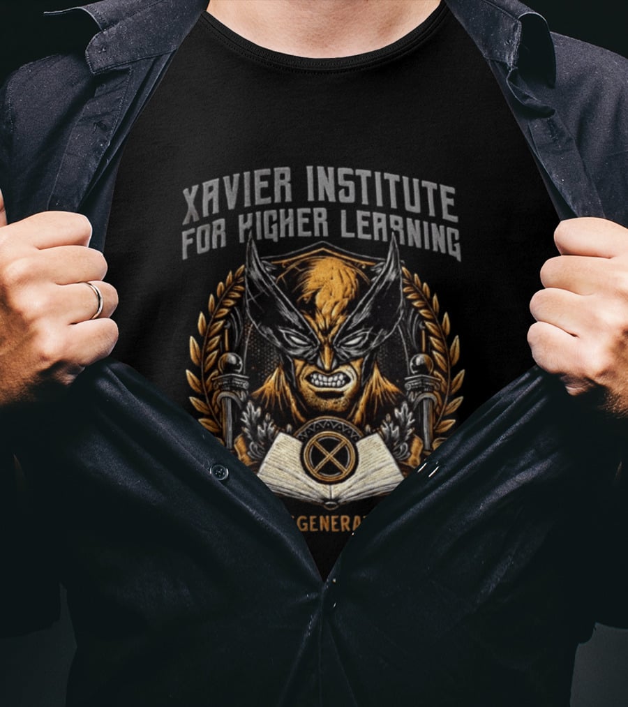 Xavier Institute For Higher Learning Wolverine Combat Regenerative Biology T-Shirt