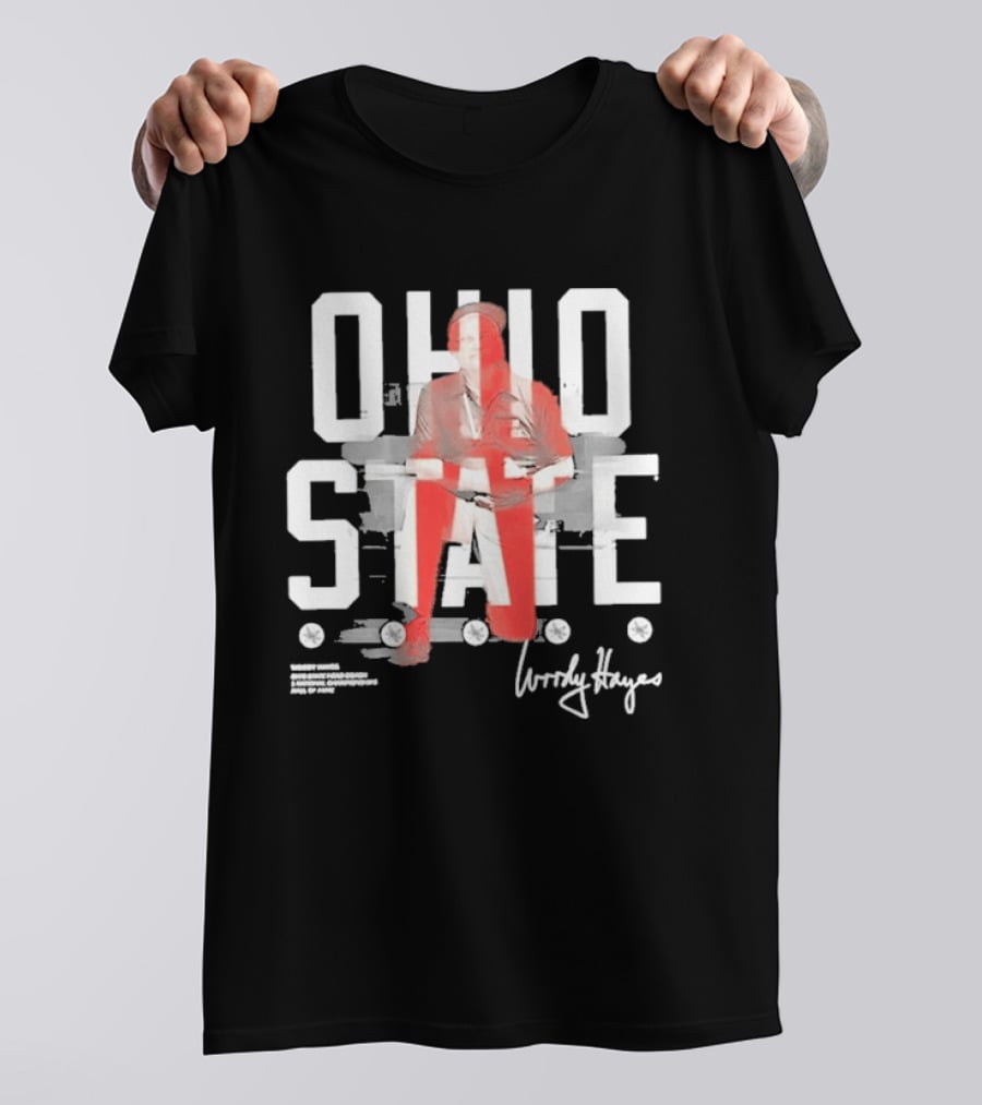 Woody Hayes Ohio State 75th Anniversary T-Shirt