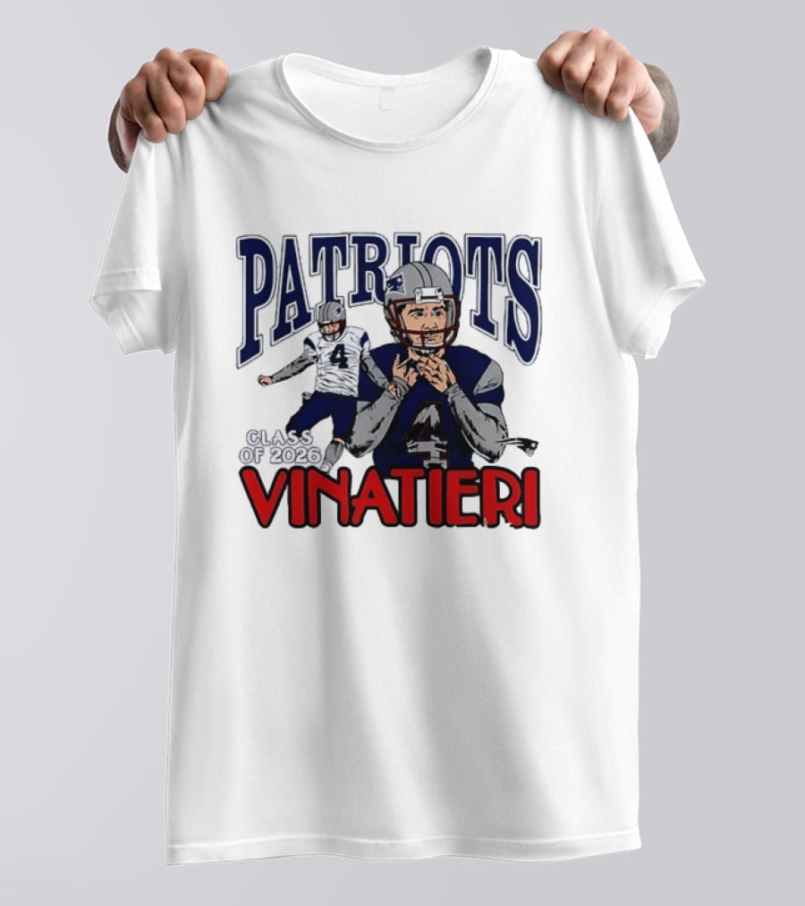 Patriots Vinatieri Class Of 2026 T-Shirt