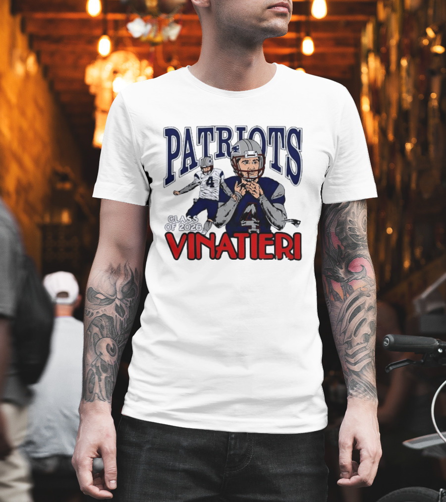 Patriots Vinatieri Class Of 2026 T-Shirt