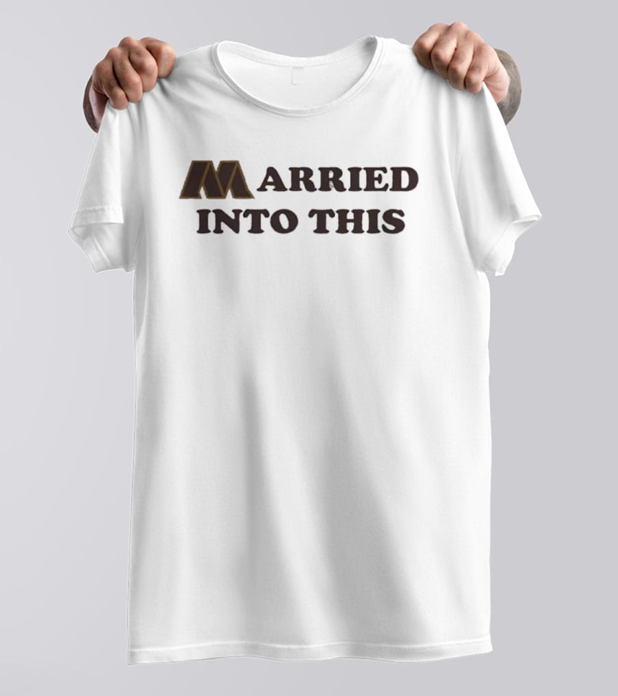 Married Into This Washington Commanders Fan Pride T-Shirt