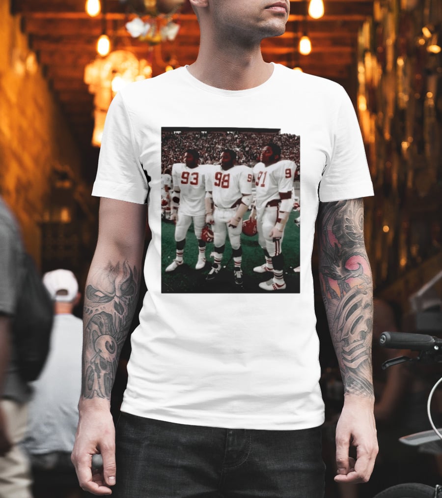 Oklahoma Sooners Football Players 93 98 91 On Field Sports Team Fan Gear T-Shirt