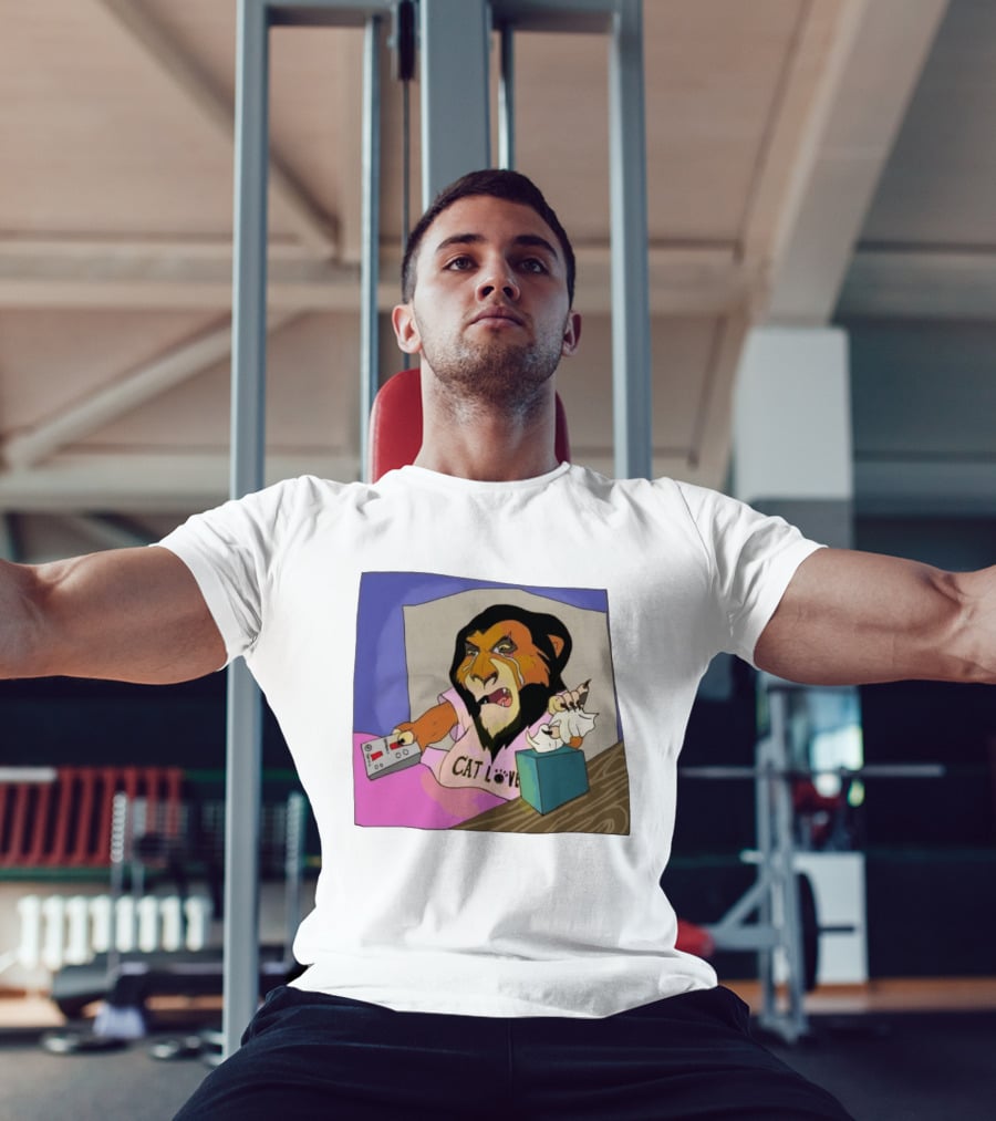 Scar From The Lion King Cat Love Scar Tissue Humor Meme T-Shirt