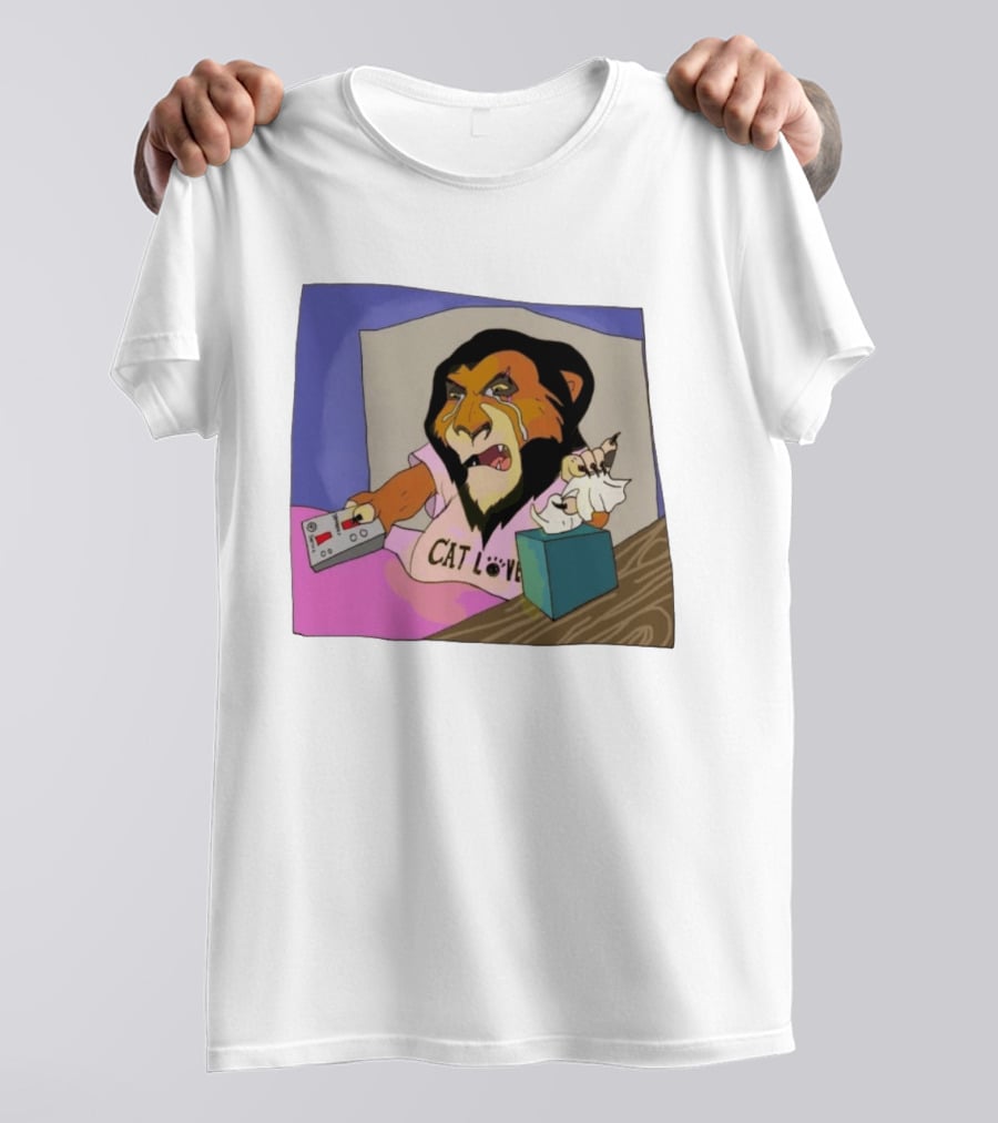 Scar From The Lion King Cat Love Scar Tissue Humor Meme T-Shirt