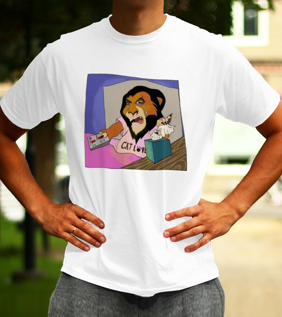 Scar From The Lion King Cat Love Scar Tissue Humor Meme T-Shirt