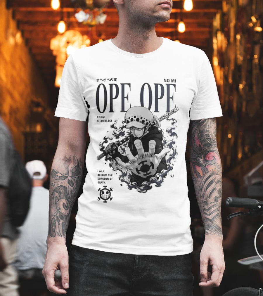 Ope Ope No Mi Trafalgar Law Surgeon Of Death One Piece T-Shirt