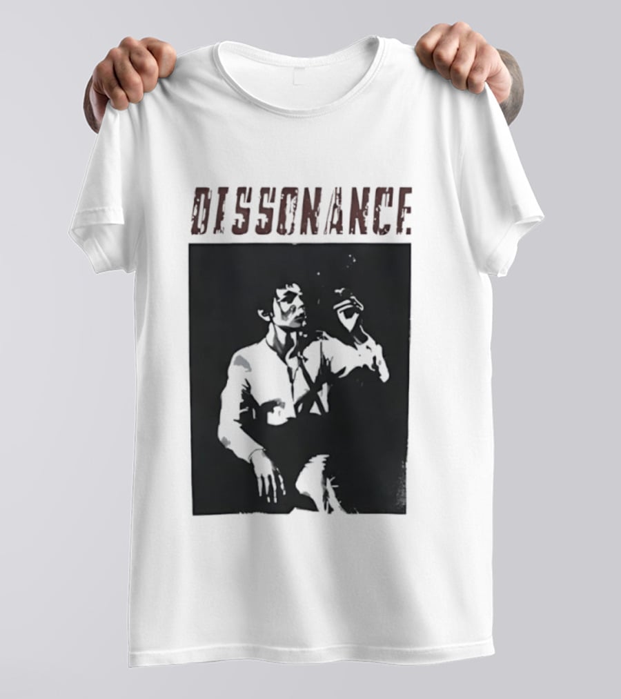 Dissonance Bruce Lee Distressed T-Shirt