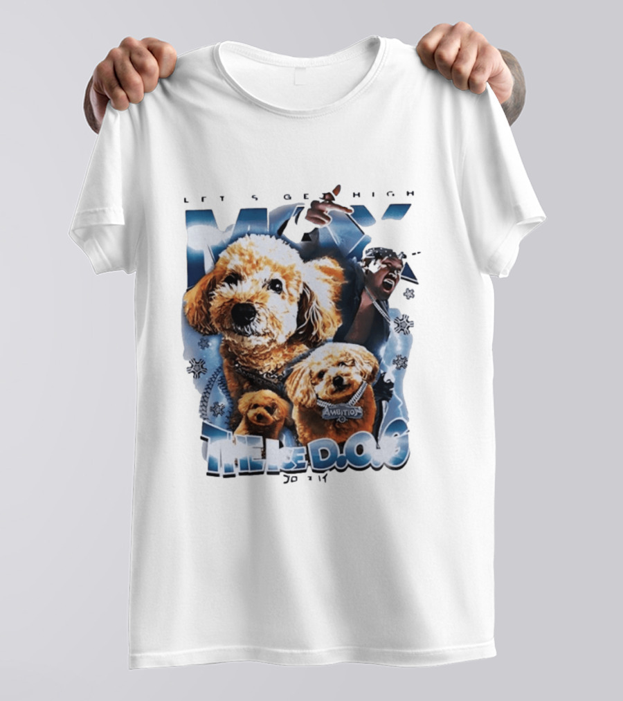 Max The Ice DOG Let's Get High NJPW Pro Wrestling Ambition T-Shirt