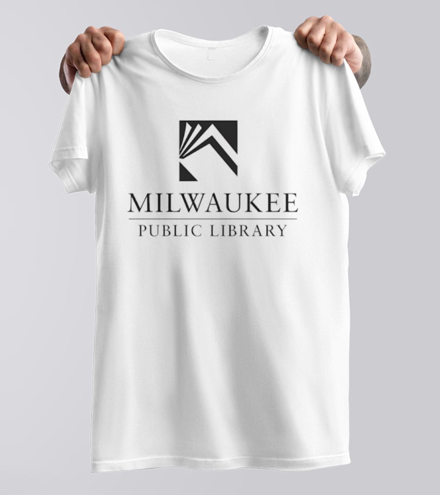 Milwaukee Public Library Wisconsin Book Stack T-Shirt