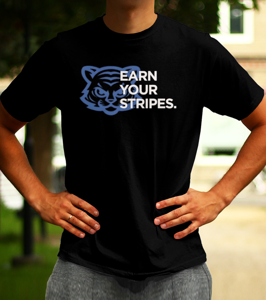 Detroit Tigers Earn Your Stripes MLB T-Shirt
