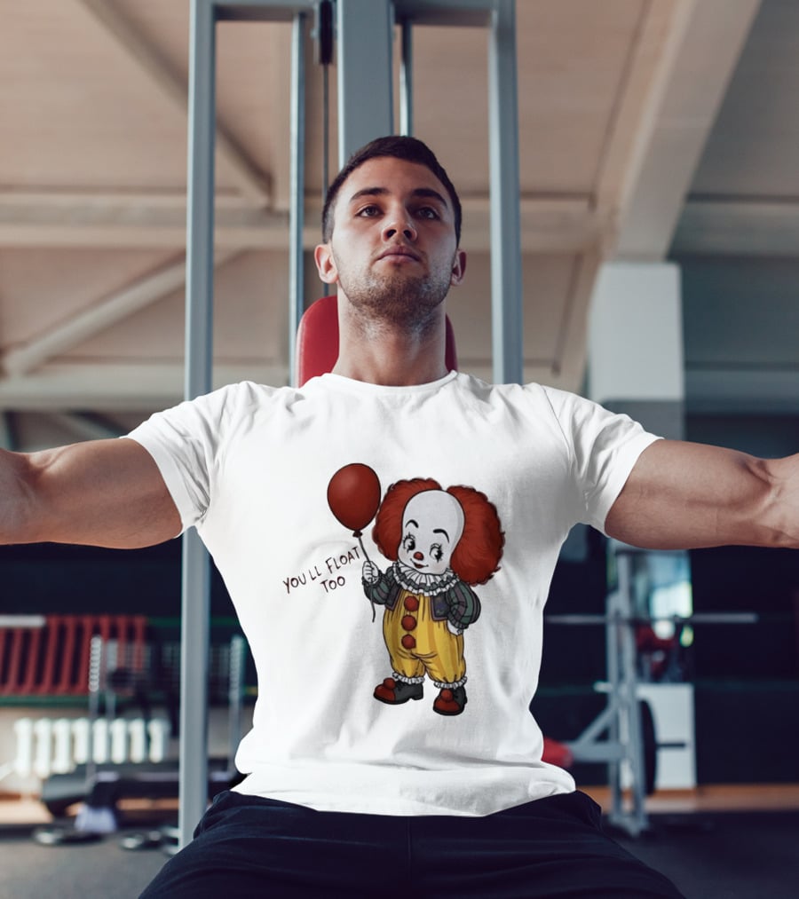 Pennywise Clown You'll Float Too Red Balloon T-Shirt